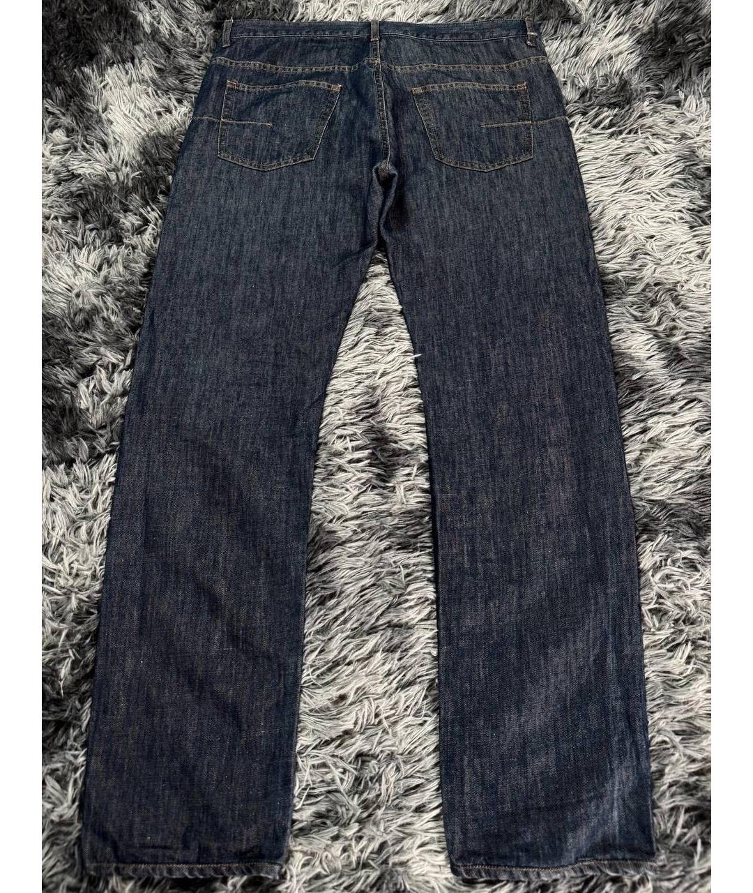 CHRISTIAN DIOR Темно-синие хлопковые джинсы скинни, фото 3