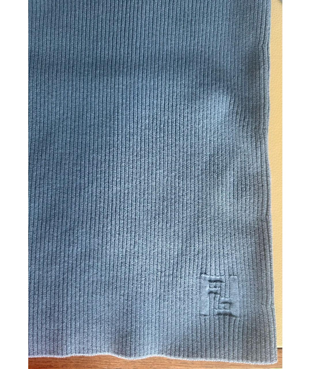 KENZO Голубой хлопковый джемпер / свитер, фото 4