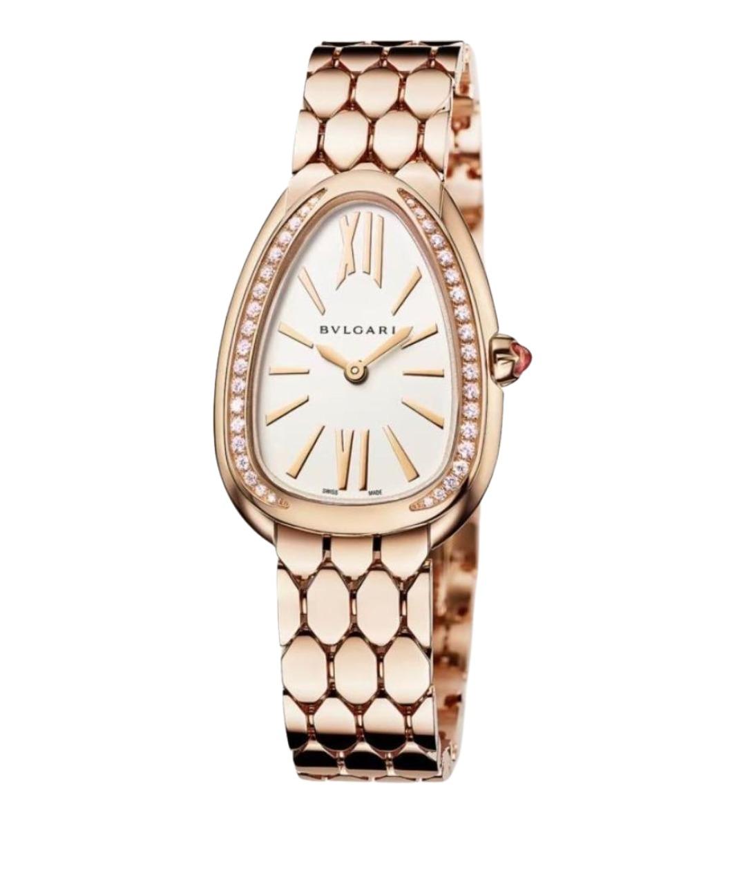 BVLGARI Золотые часы из розового золота, фото 1