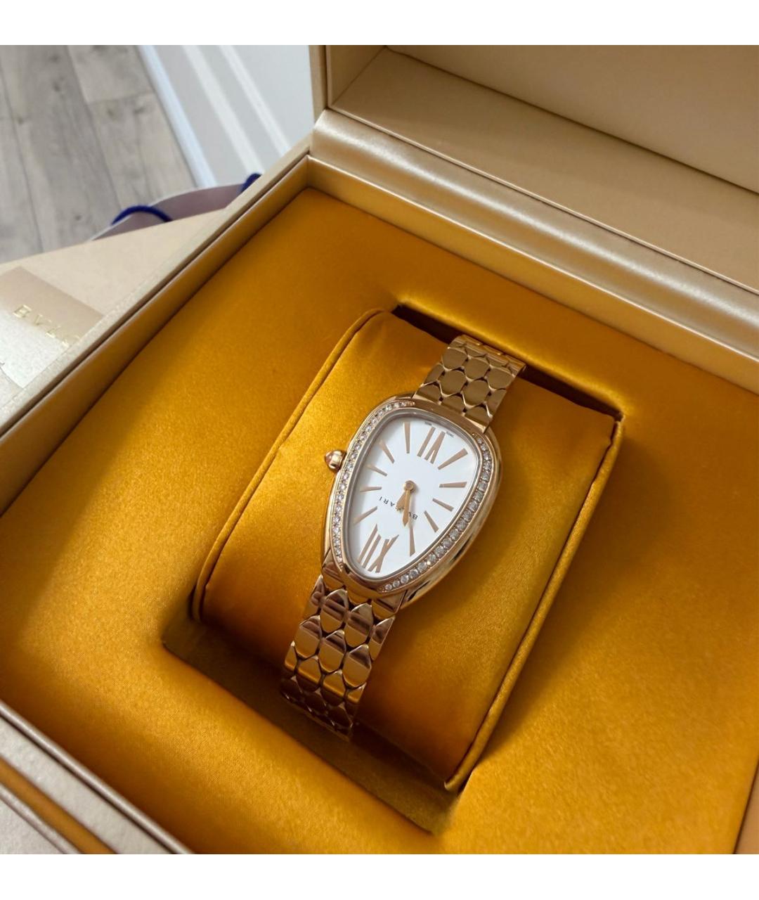 BVLGARI Золотые часы из розового золота, фото 2