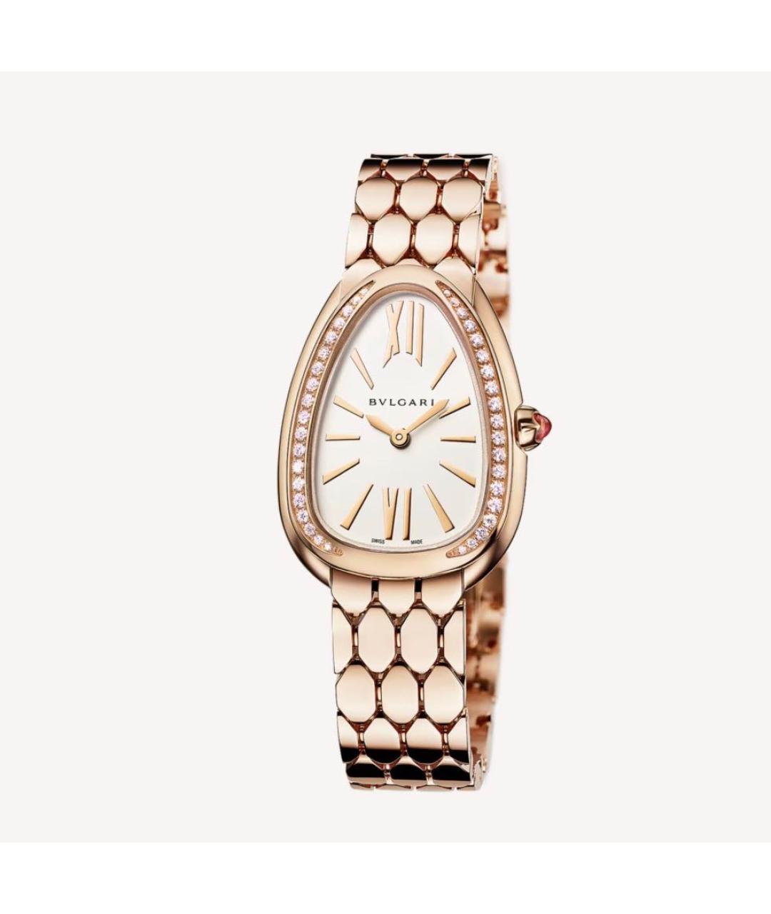 BVLGARI Золотые часы из розового золота, фото 5