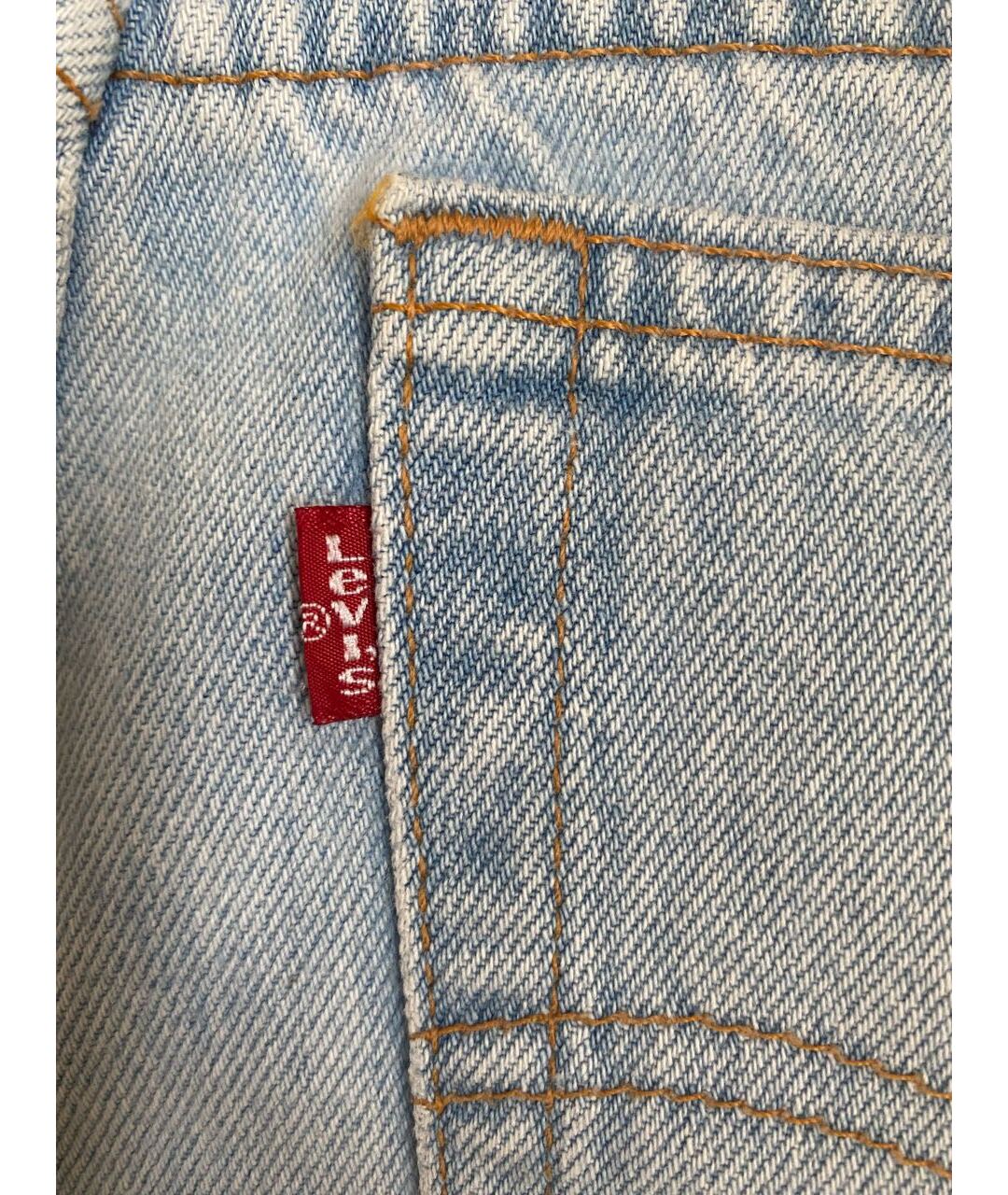 LEVI'S VINTAGE CLOTHING Голубые хлопковые прямые джинсы, фото 5