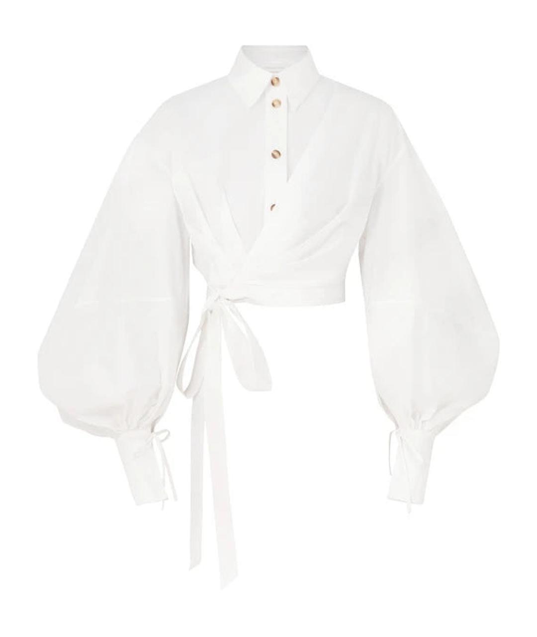 ZIMMERMANN Белый хлопковый костюм с брюками, фото 4