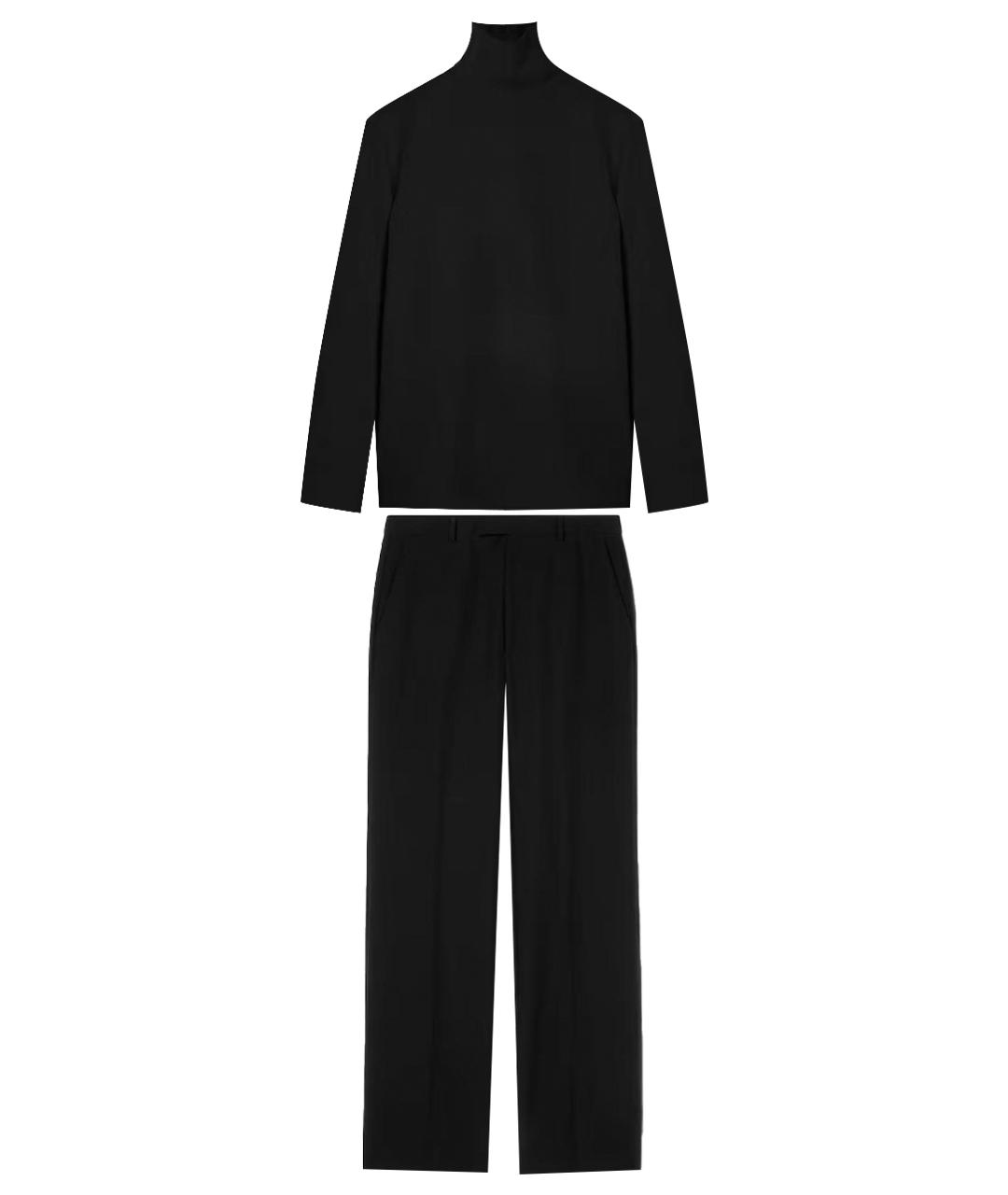 GUCCI Черный полиэстеровый костюм с брюками, фото 1