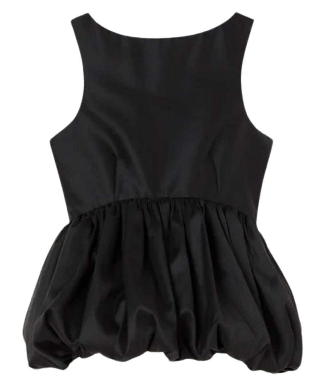 ROHE Черная шерстяная блузы, фото 1