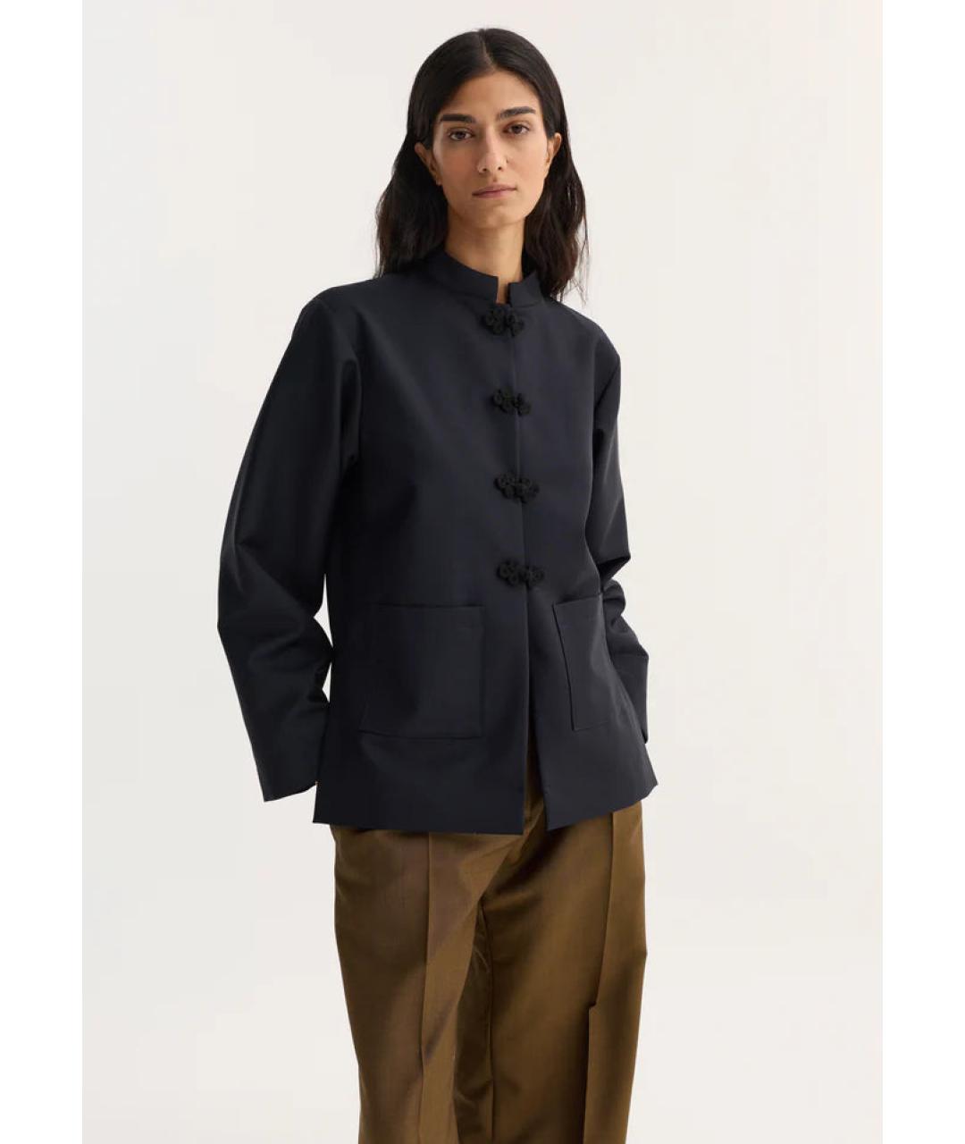 ROHE Темно-синий шерстяной костюм с брюками, фото 3