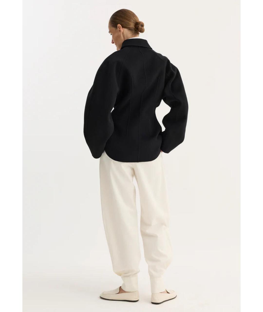 ROHE Черный шерстяной жакет/пиджак, фото 3