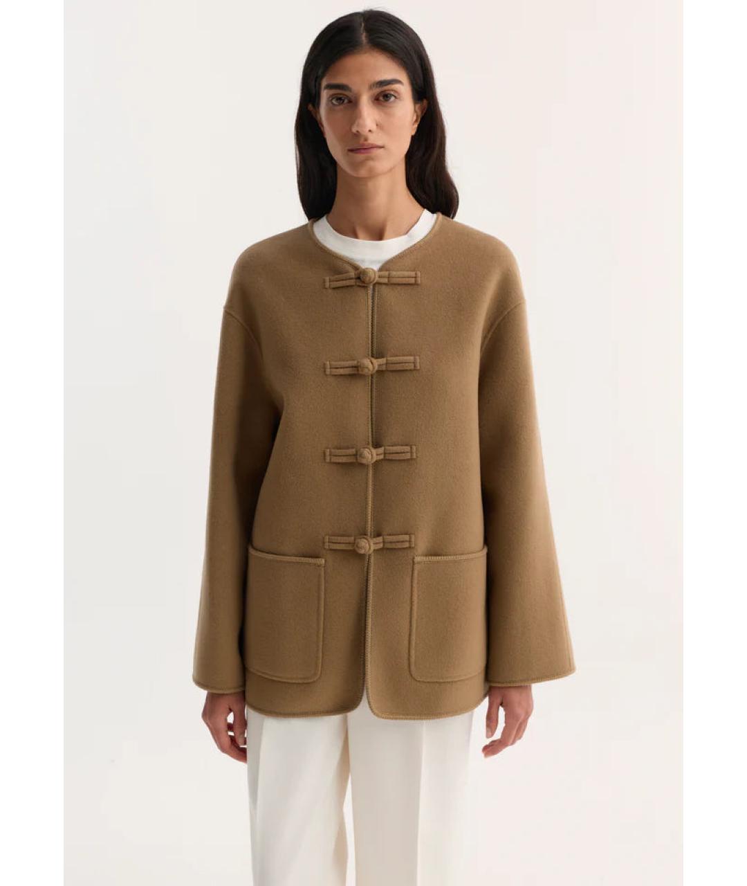 ROHE Бежевый шерстяной жакет/пиджак, фото 2