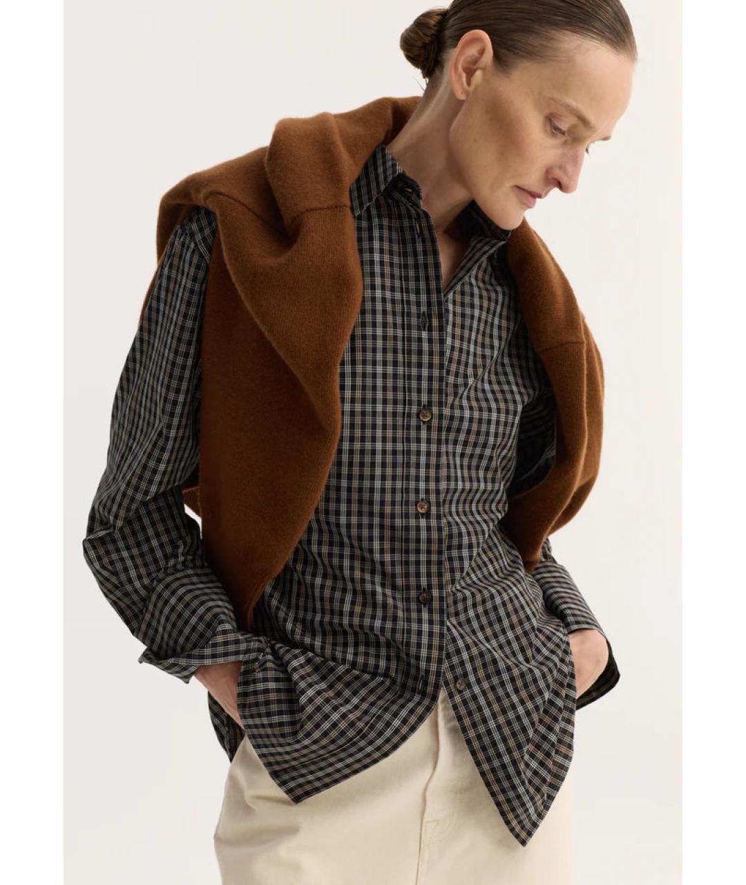 ROHE Коричневый хлопковый костюм с брюками, фото 3