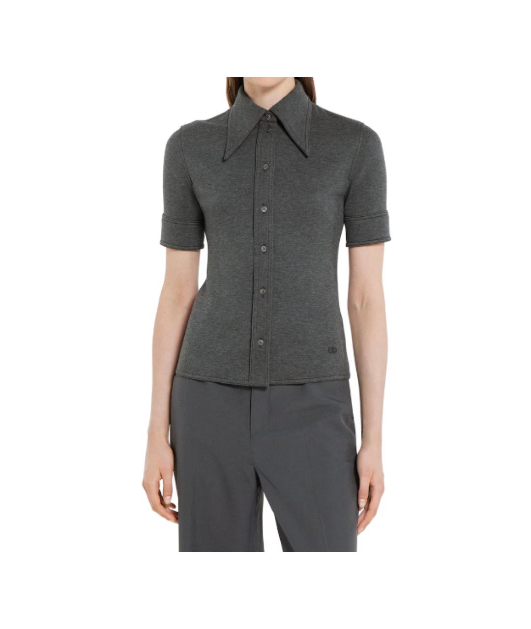 GUCCI Серый шерстяной джемпер / свитер, фото 2