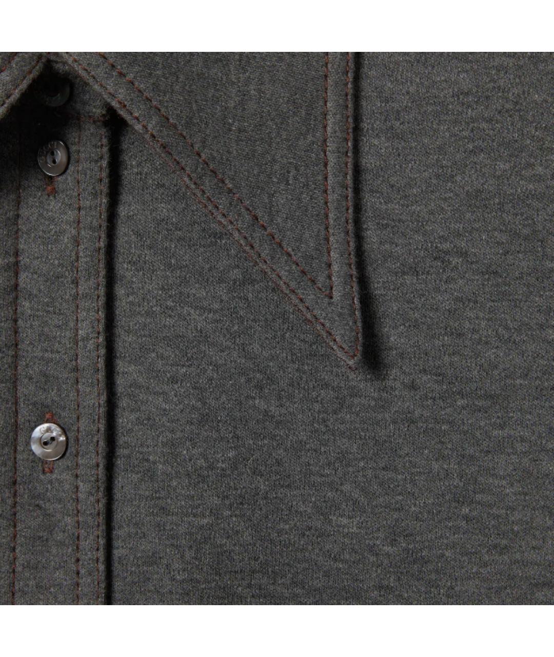 GUCCI Серый шерстяной джемпер / свитер, фото 3