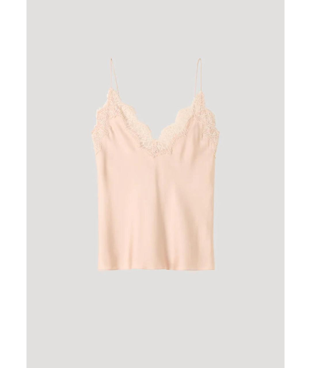 ROHE Розовый шелковый костюм с брюками, фото 4