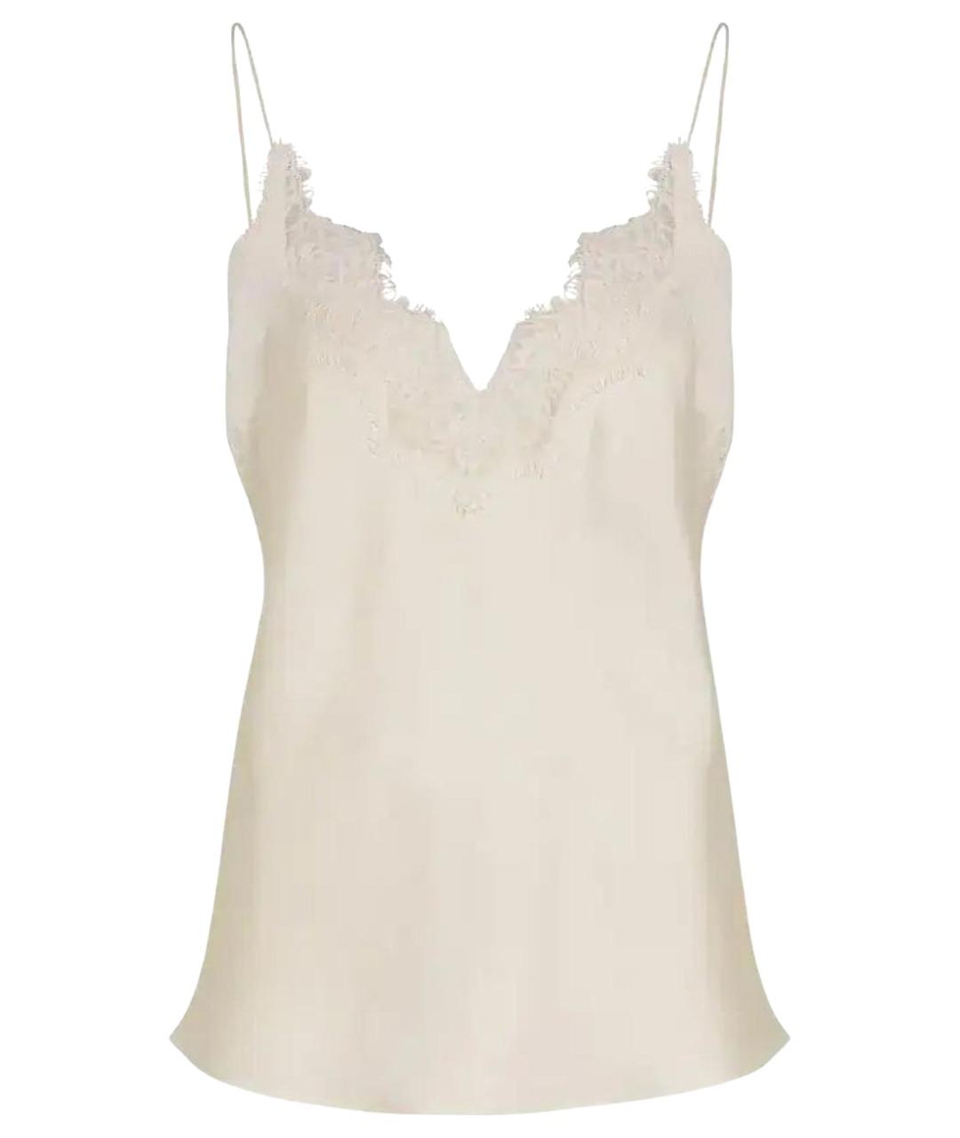 ROHE Белая шелковая майка, фото 1