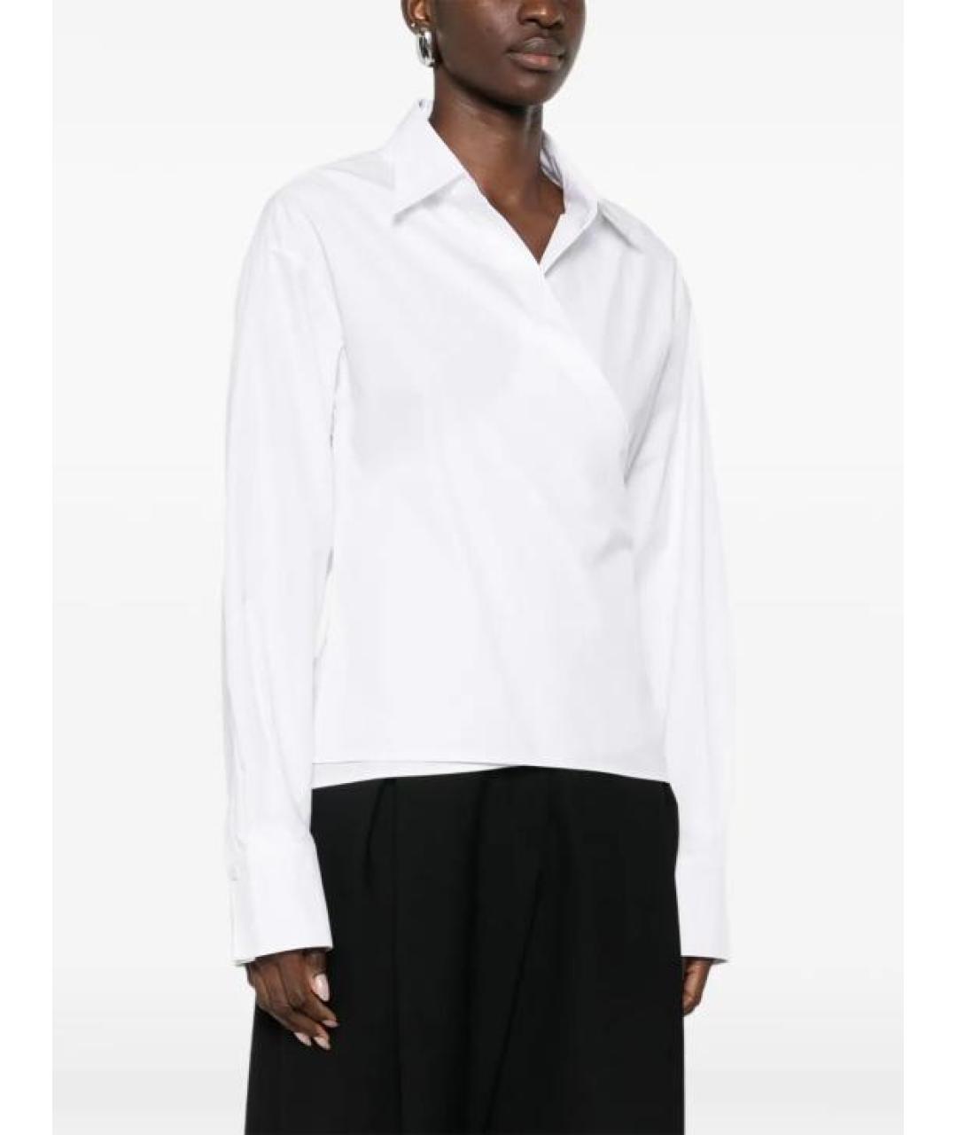 ROHE Белая хлопковая рубашка, фото 3