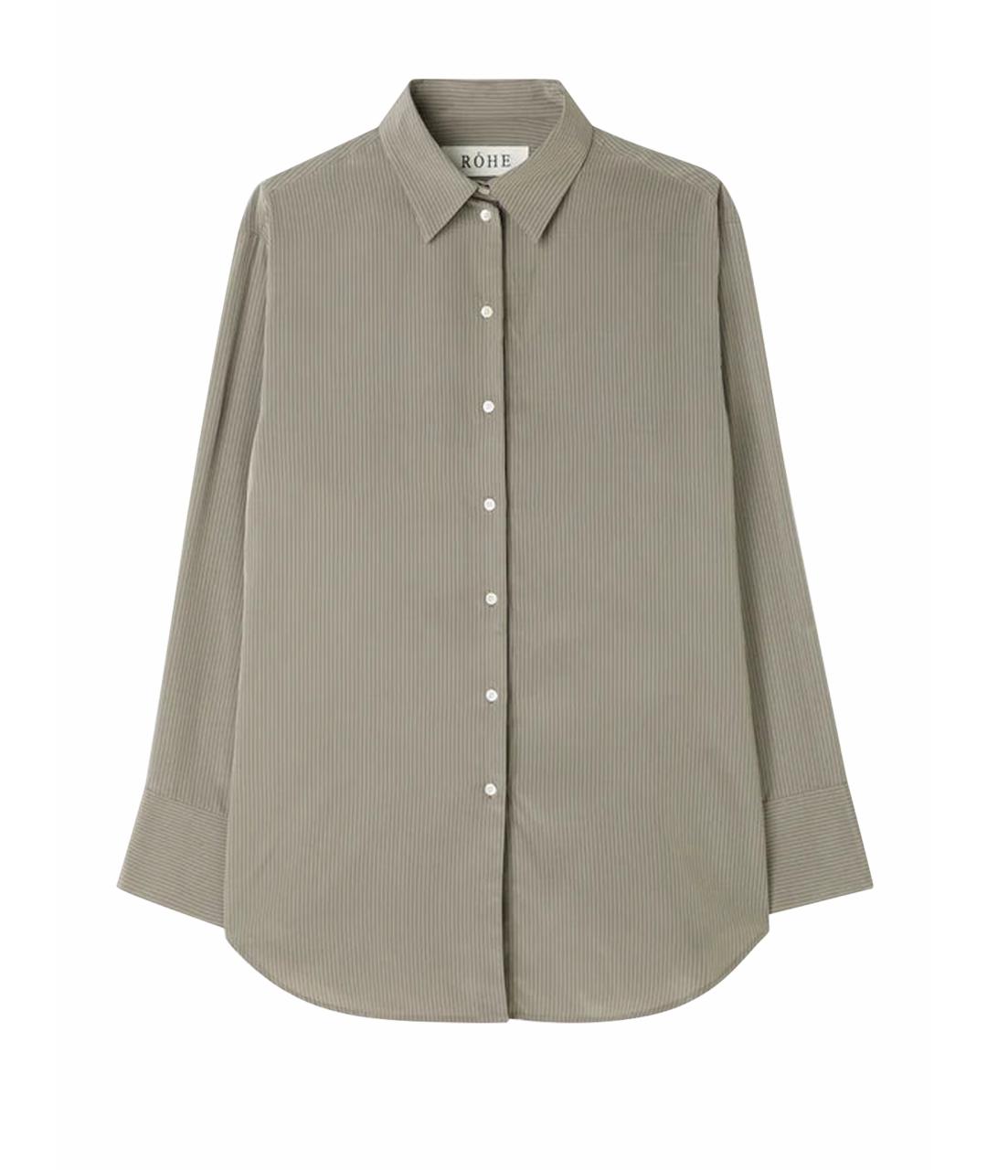 ROHE Серый вискозный костюм с брюками, фото 1