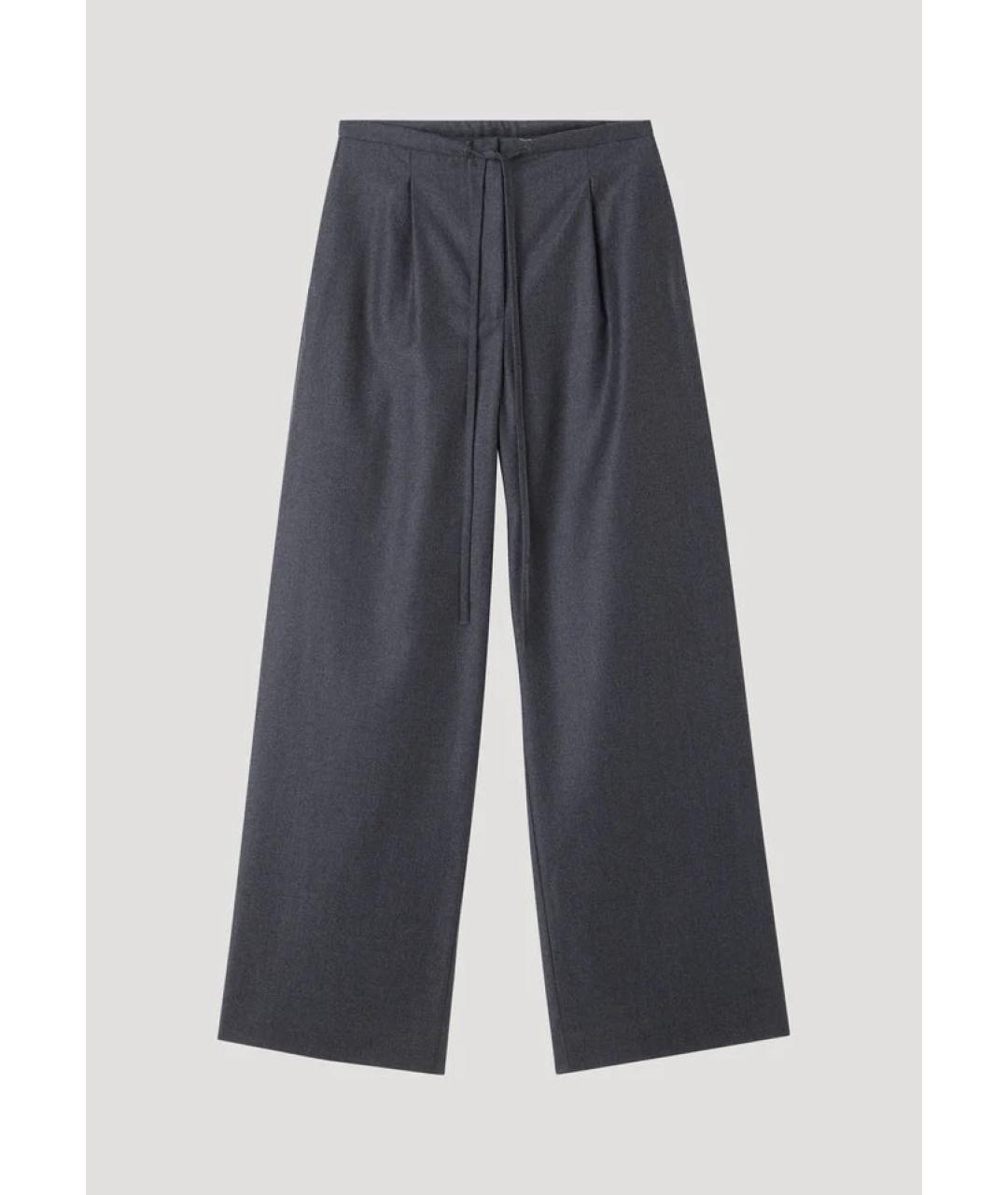 ROHE Серый шерстяной костюм с брюками, фото 2