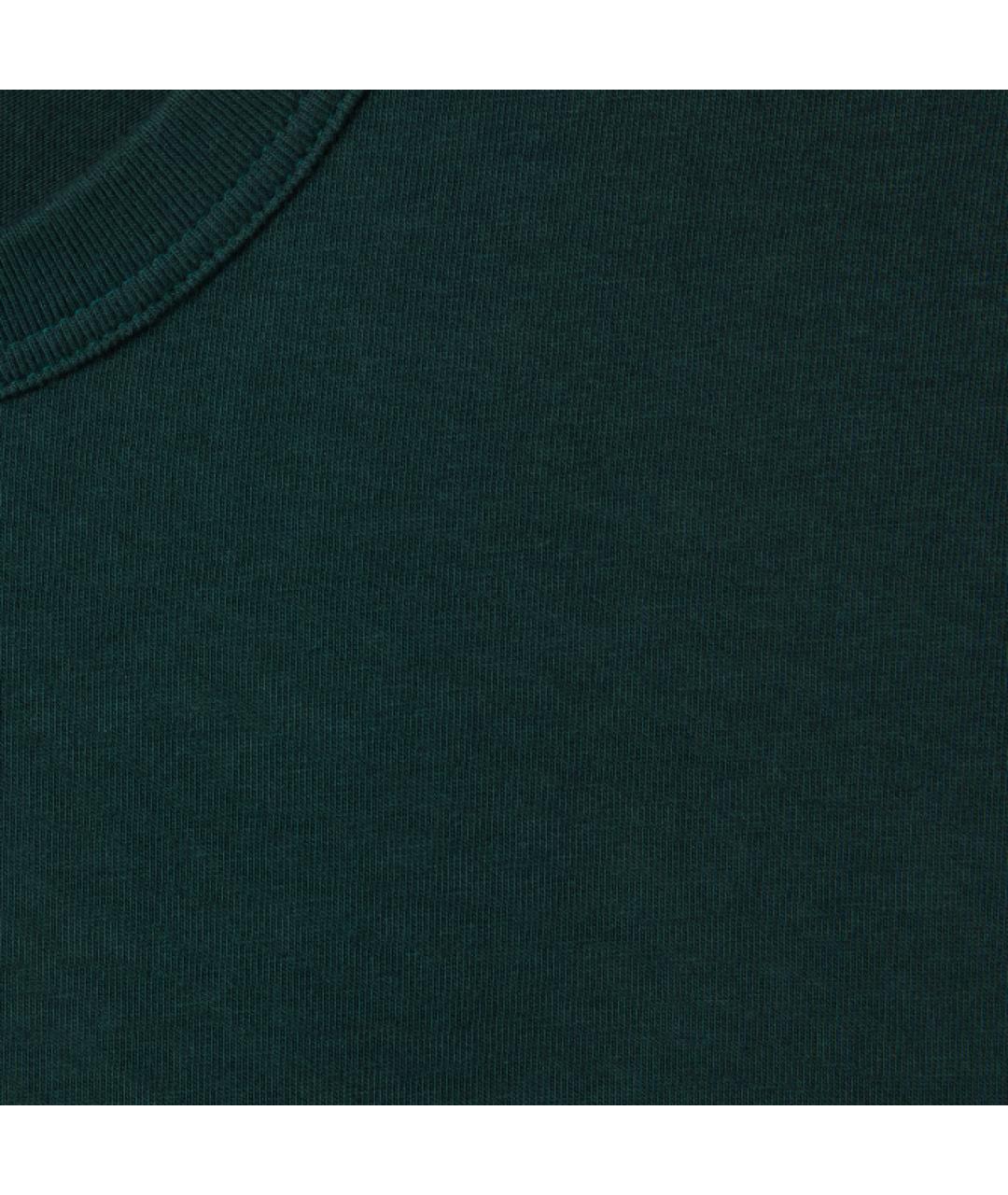 GUCCI Зеленая хлопковая футболка, фото 3