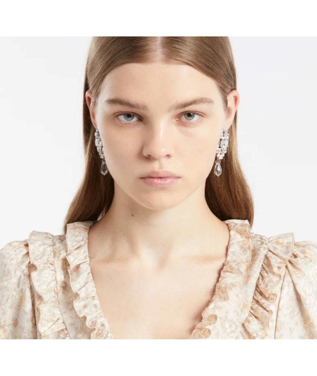 ALESSANDRA RICH Серебряные стеклянные серьги, фото 3