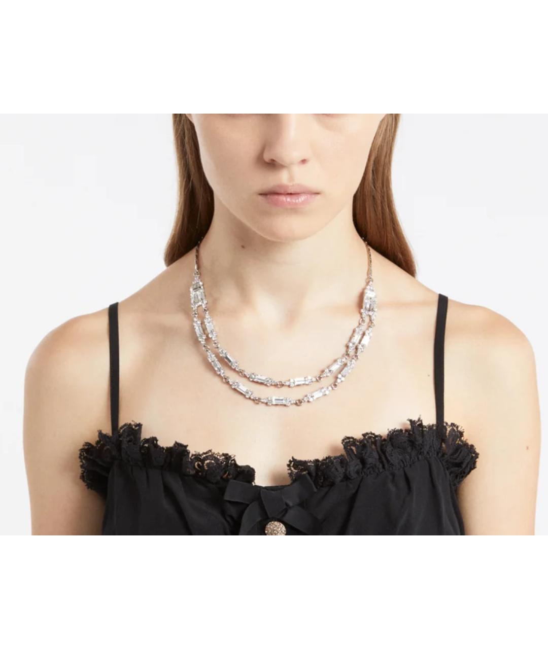 ALESSANDRA RICH Серебряное стеклянное колье, фото 2