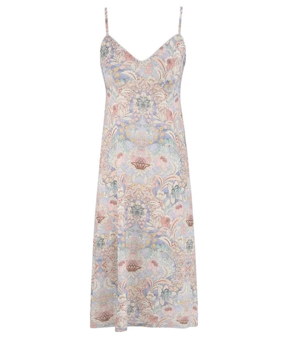 ZIMMERMANN Фиолетовое льняное платье, фото 2