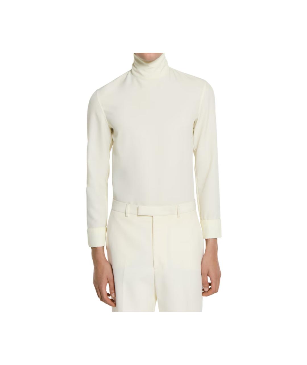 GUCCI Белый полиэстеровый костюм с брюками, фото 3