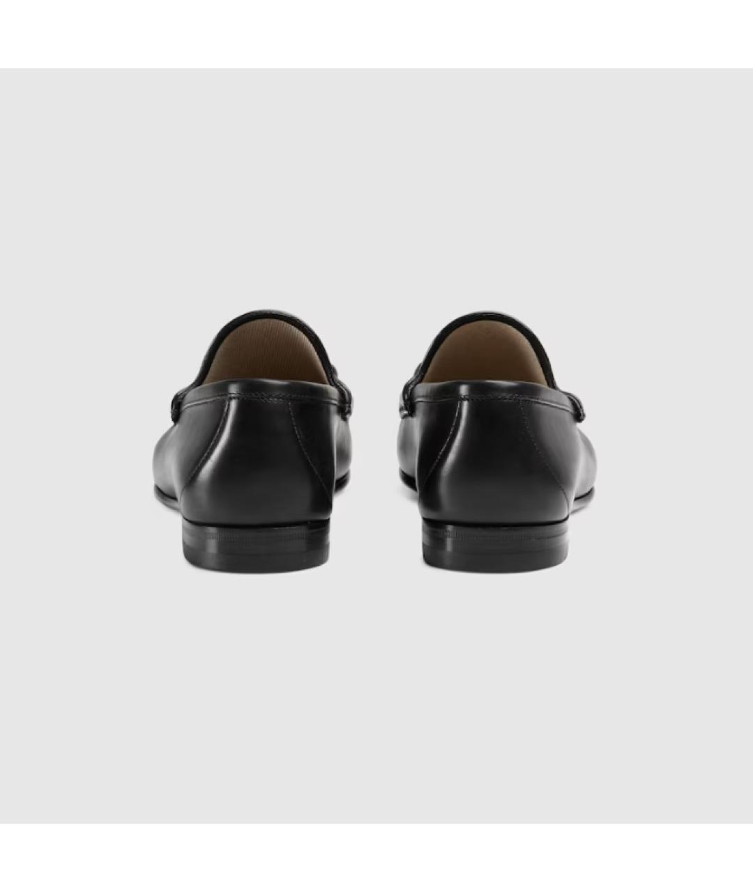 GUCCI Черные кожаные лоферы, фото 3