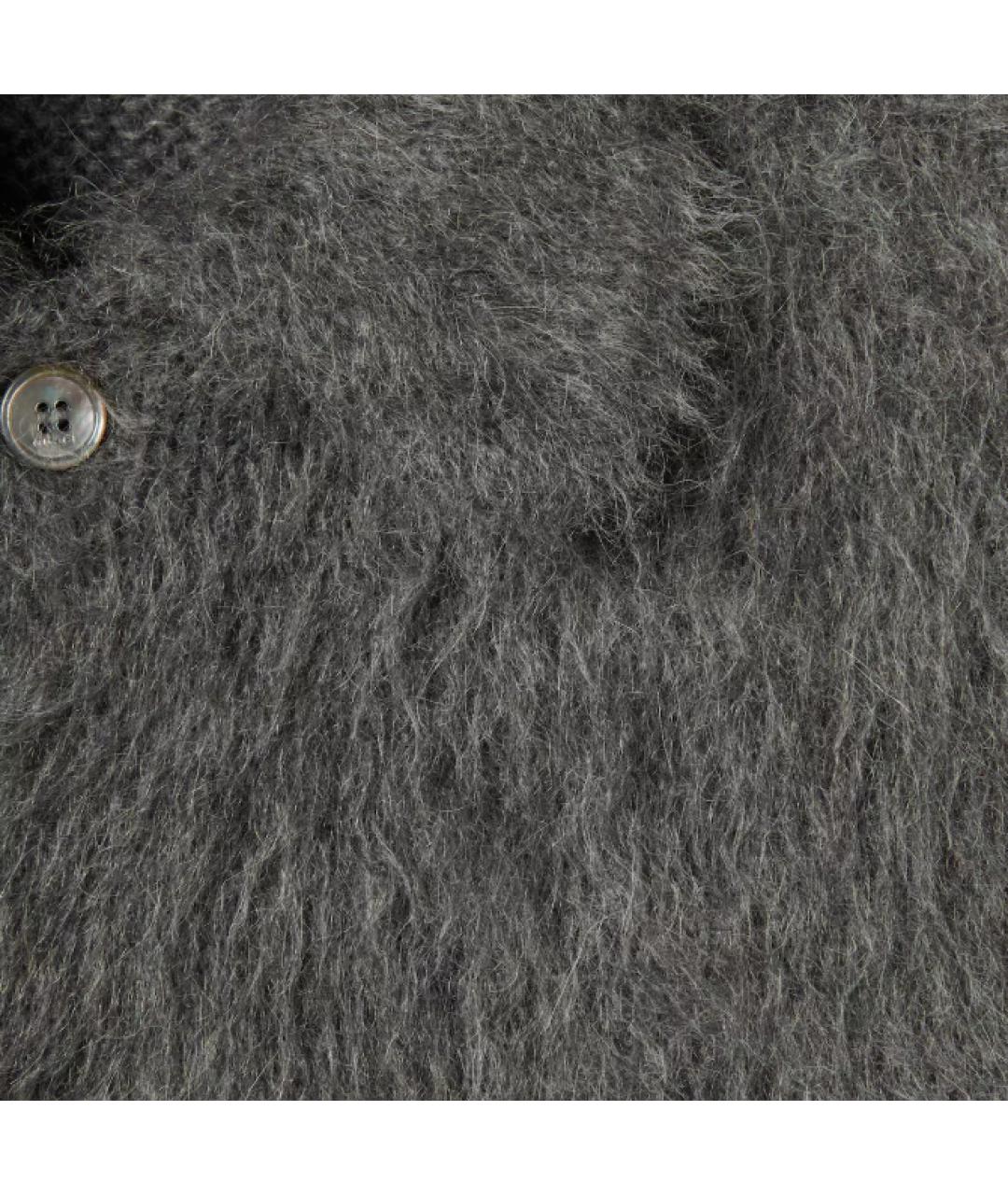 GUCCI Серый шерстяной кардиган, фото 3