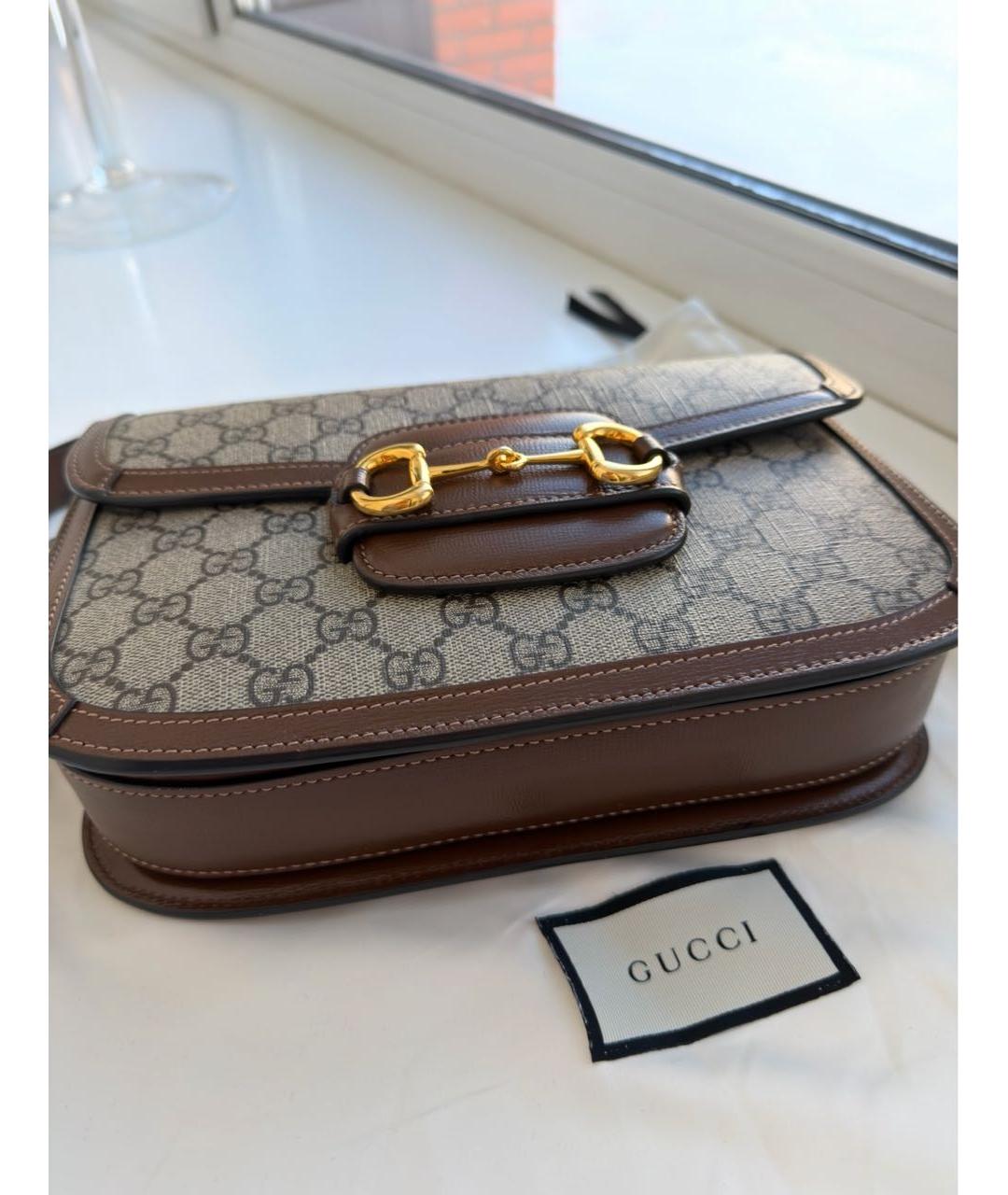 GUCCI Коричневая сумка через плечо, фото 2