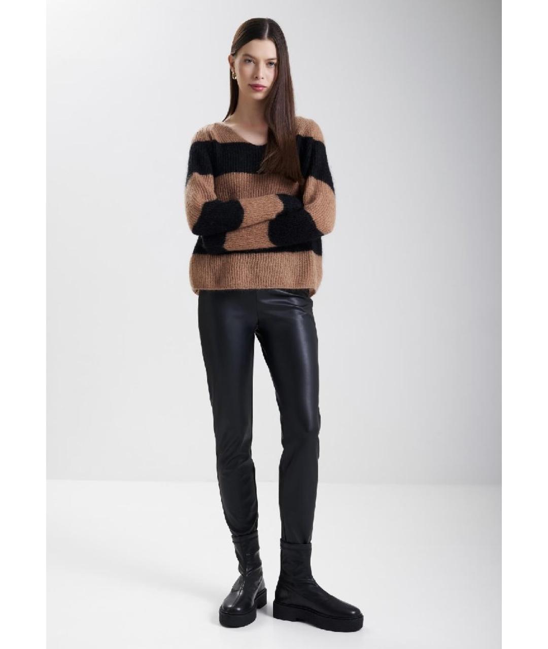 MAX MARA Черные кожаные полусапоги, фото 8