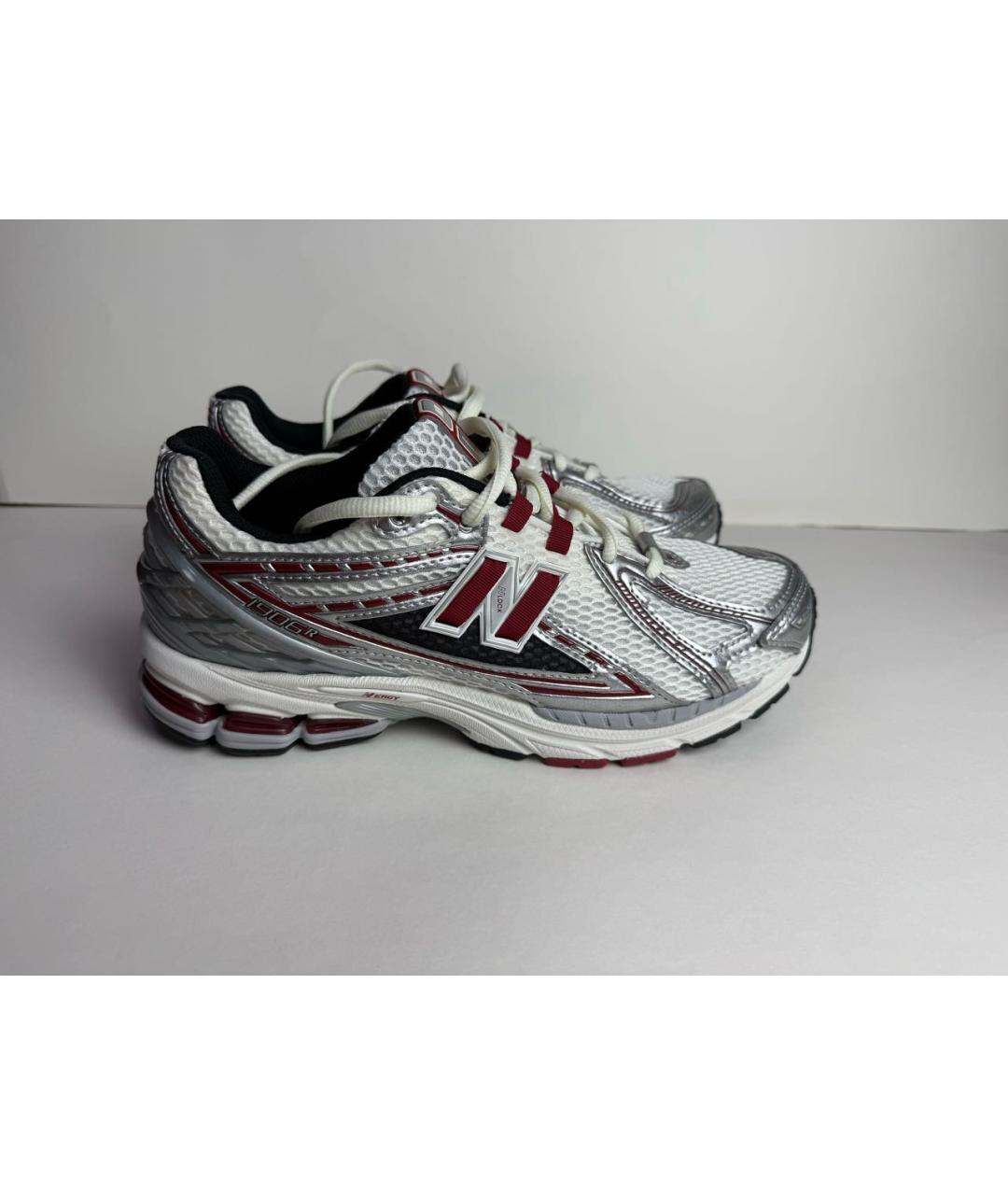 NEW BALANCE Серебряные текстильные низкие кроссовки / кеды, фото 7