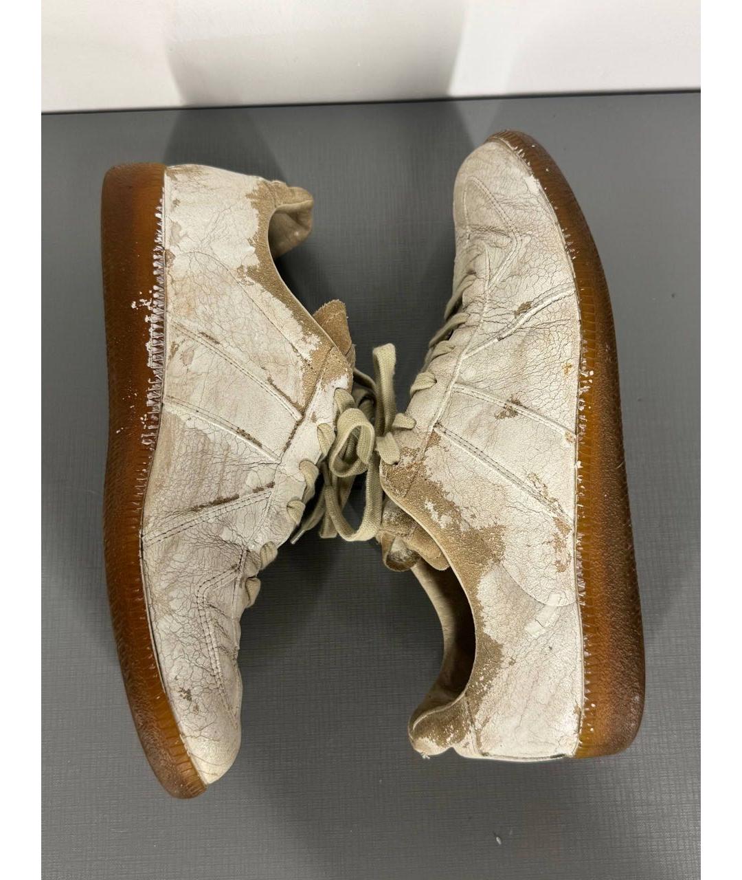 MAISON MARGIELA Белые низкие кроссовки / кеды, фото 6