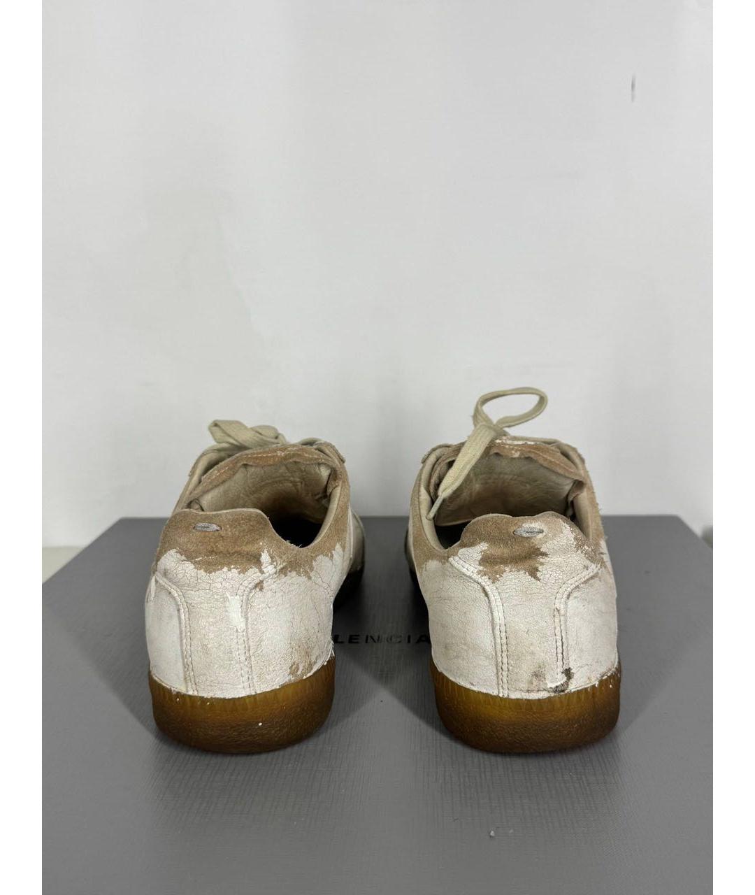 MAISON MARGIELA Белые низкие кроссовки / кеды, фото 5