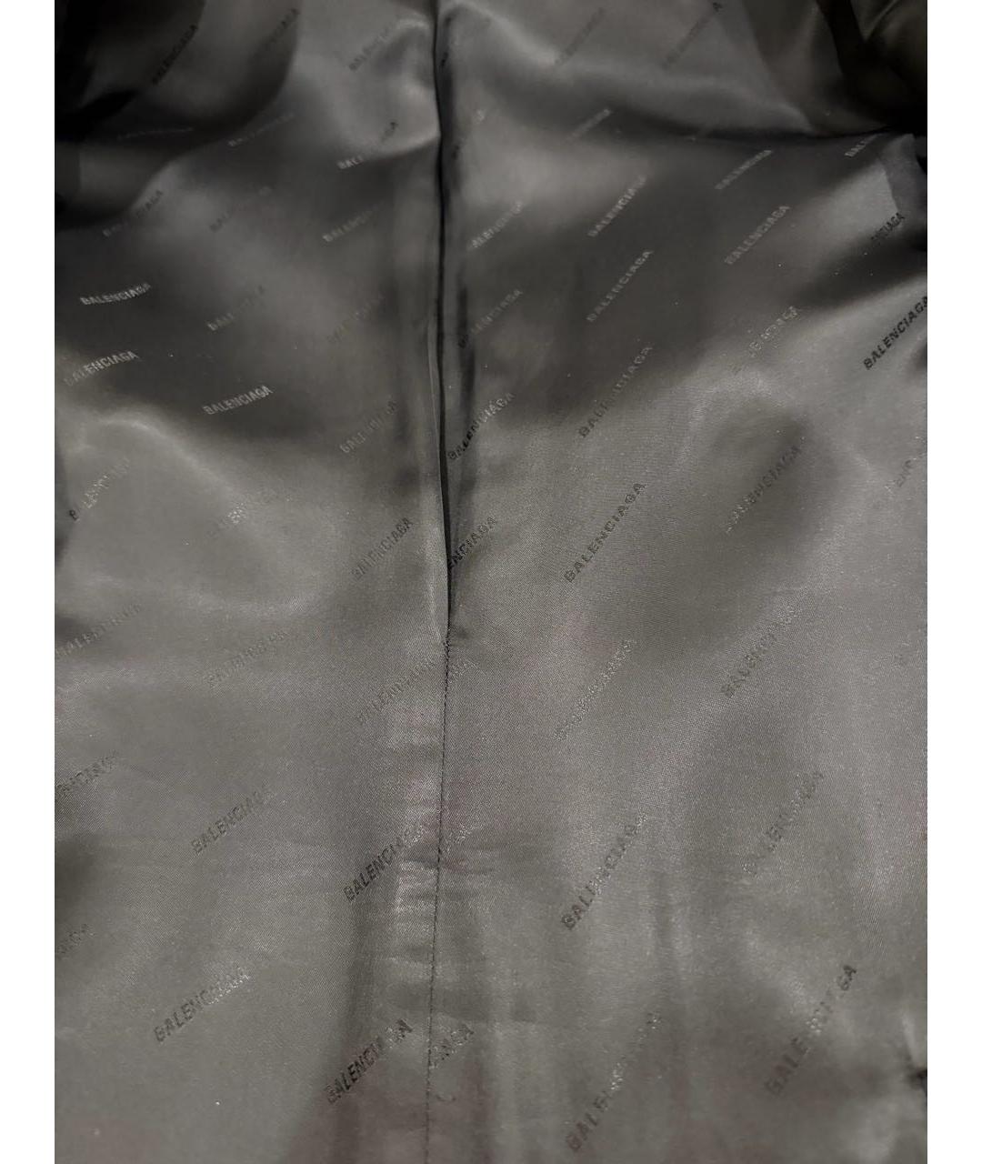 BALENCIAGA Черное кашемировое пальто, фото 5