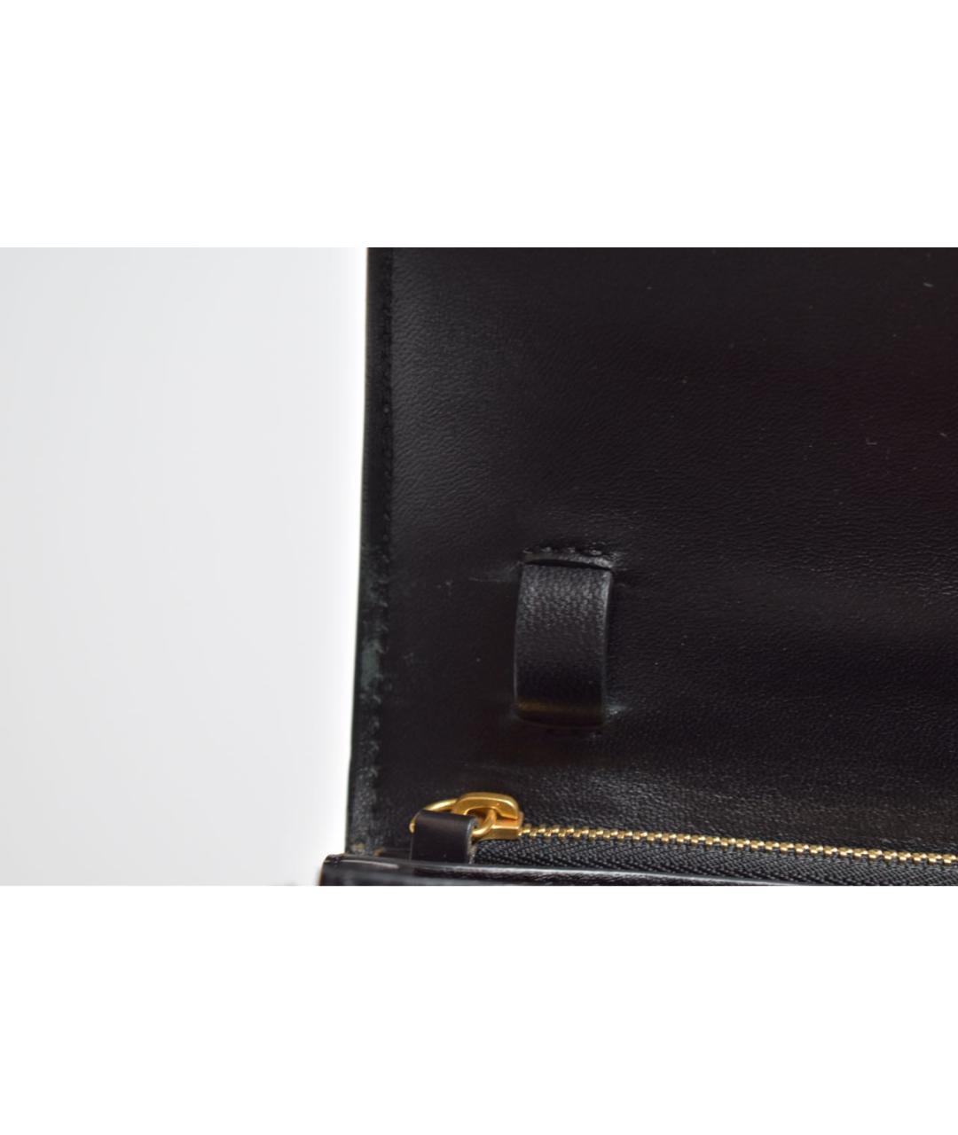 CELINE Черная кожаная сумка через плечо, фото 6