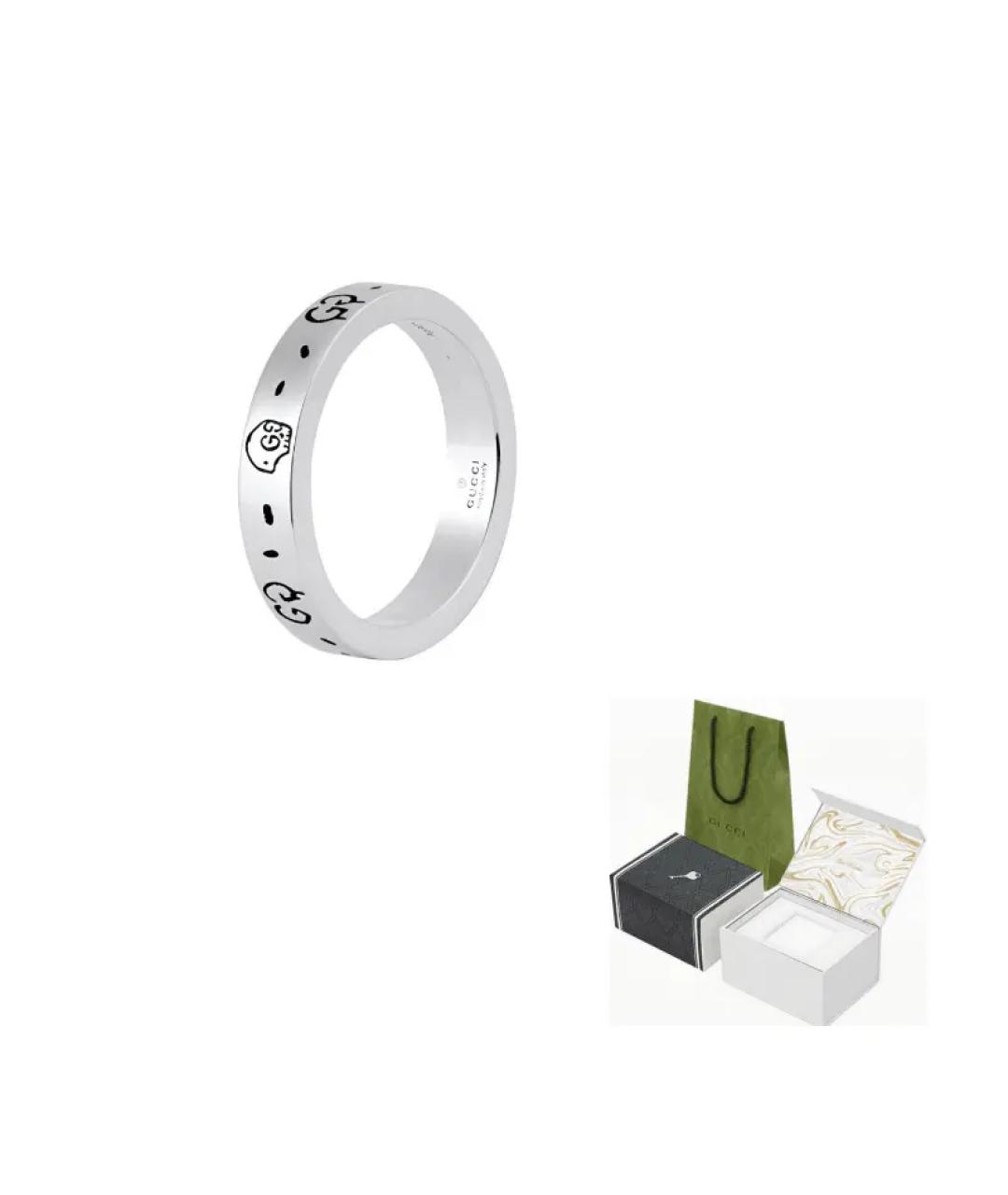 GUCCI Серебряное серебряное кольцо, фото 5