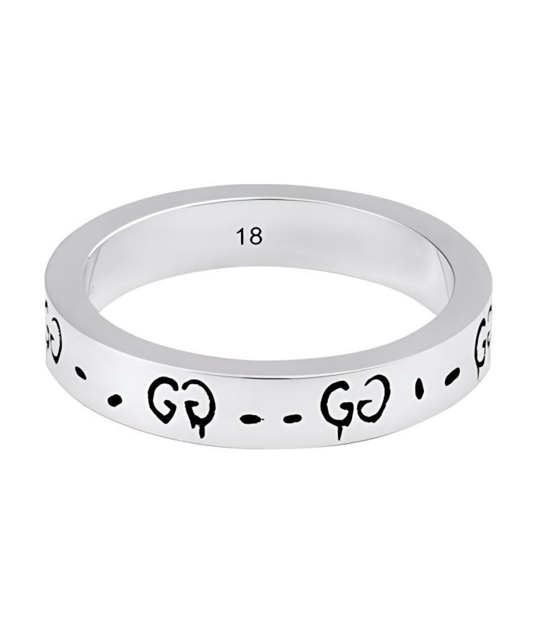 GUCCI Серебряное серебряное кольцо, фото 2