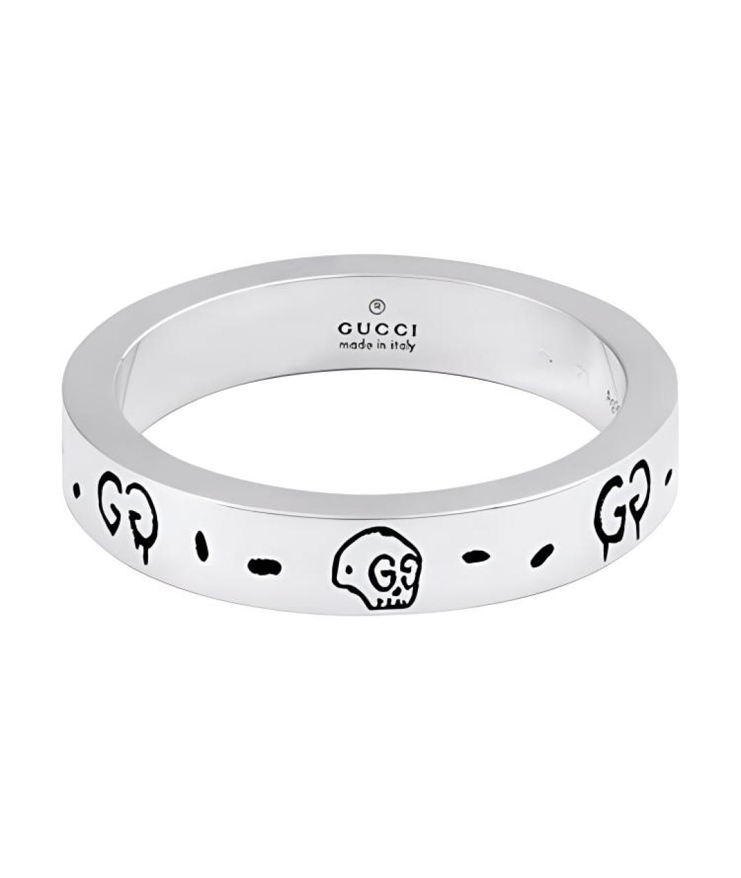 GUCCI Серебряное серебряное кольцо, фото 3