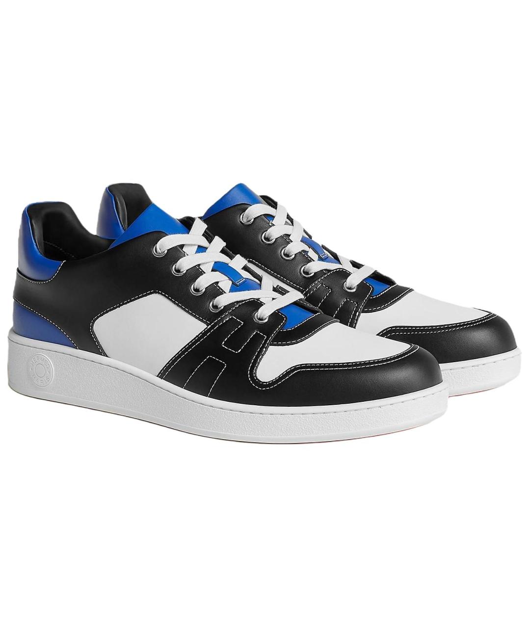 HERMES Мульти кожаные низкие кроссовки / кеды, фото 3