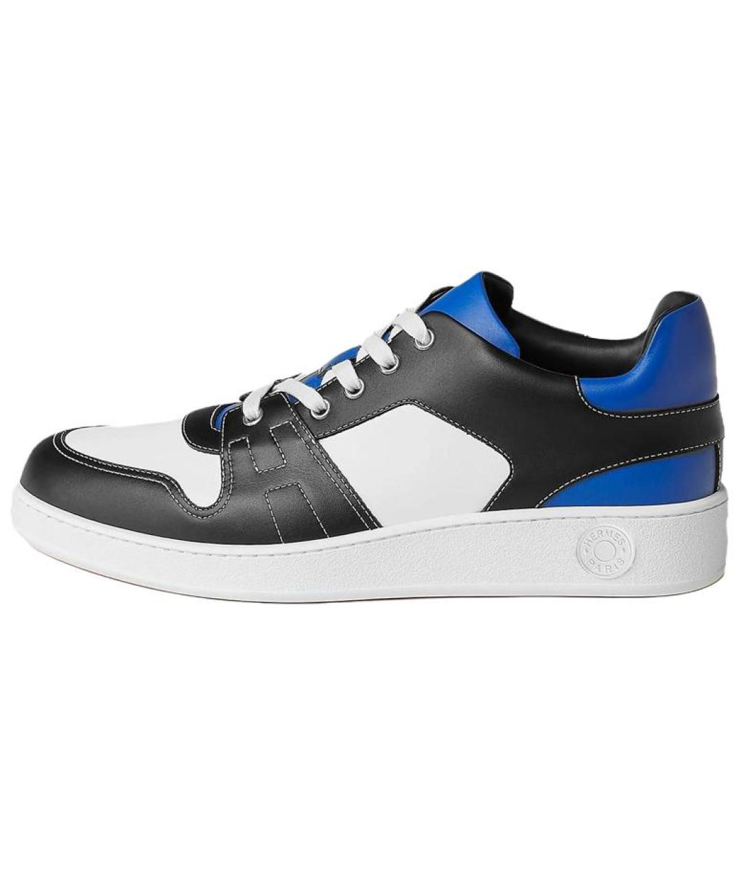 HERMES Мульти кожаные низкие кроссовки / кеды, фото 2