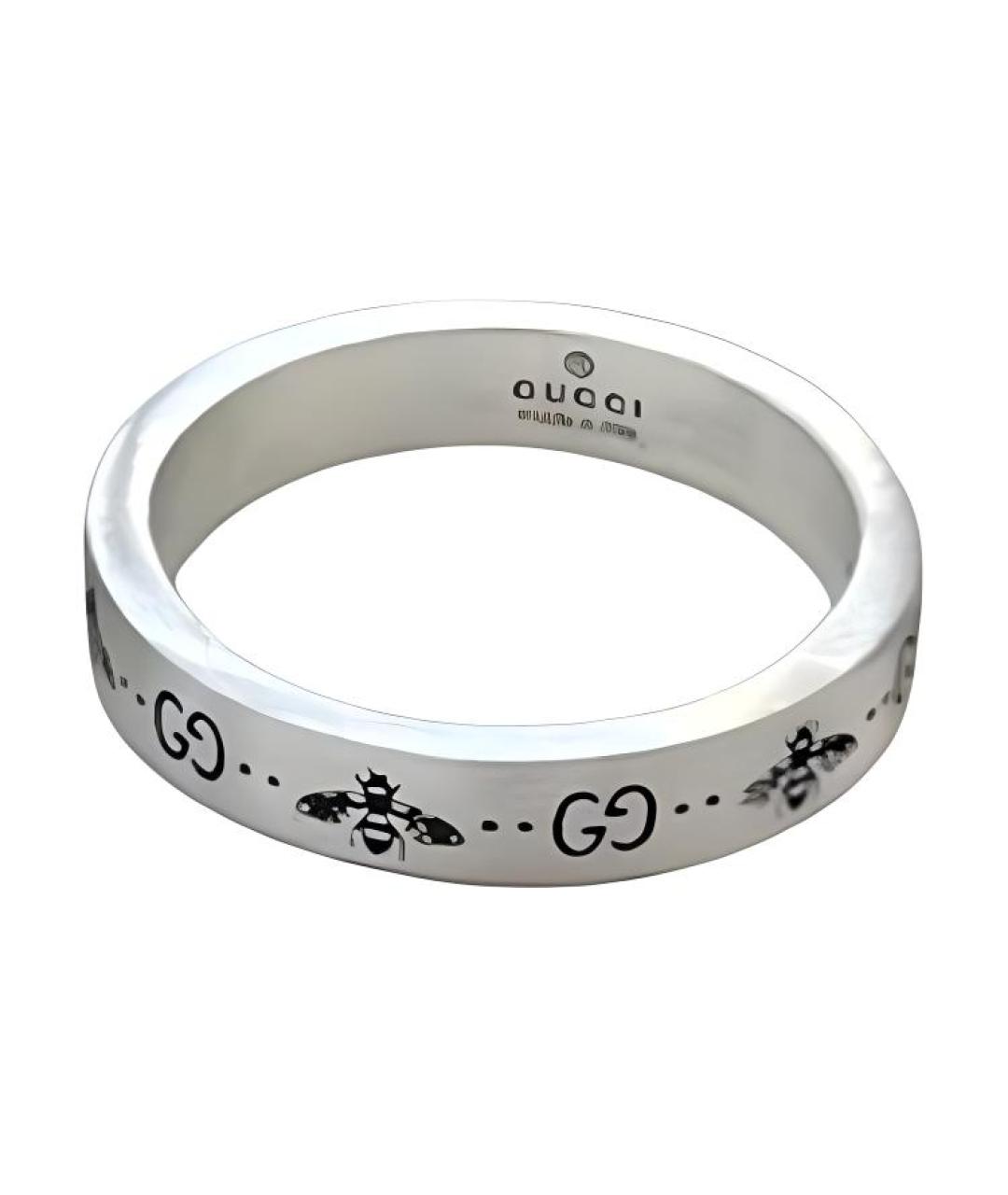 GUCCI Серебряное серебряное кольцо, фото 2