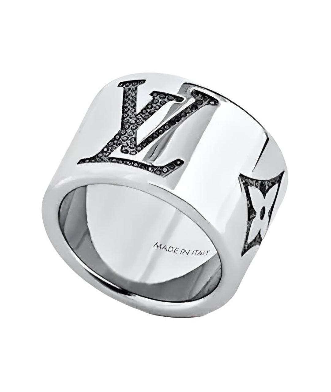 LOUIS VUITTON Серебряное металлическое кольцо, фото 2
