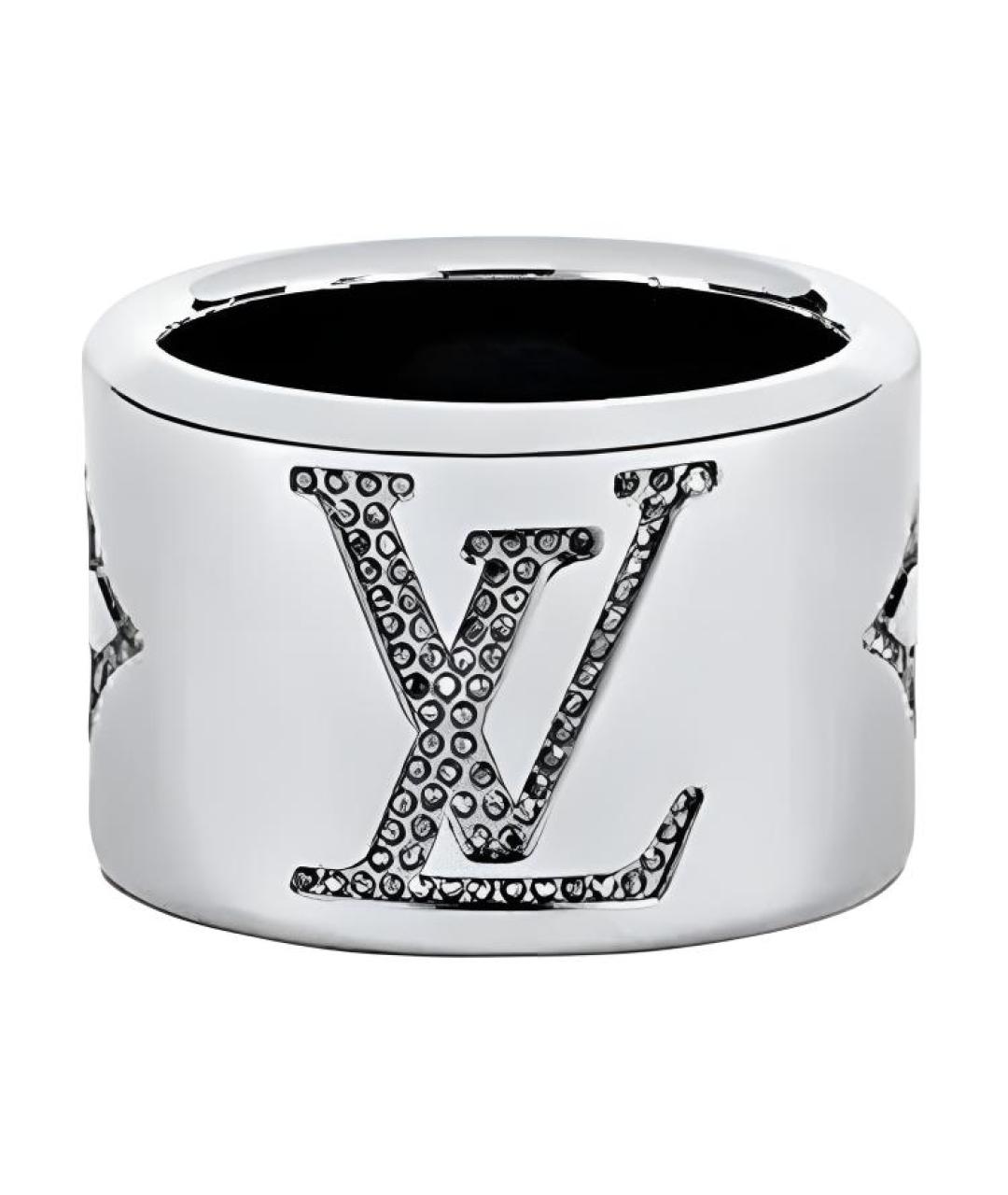 LOUIS VUITTON Серебряное металлическое кольцо, фото 1