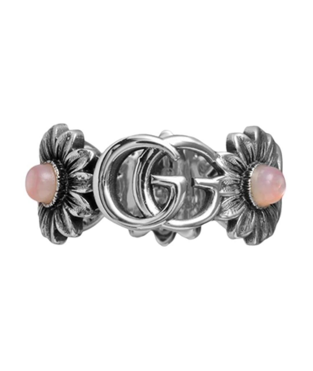 GUCCI Серебряное серебряное кольцо, фото 1