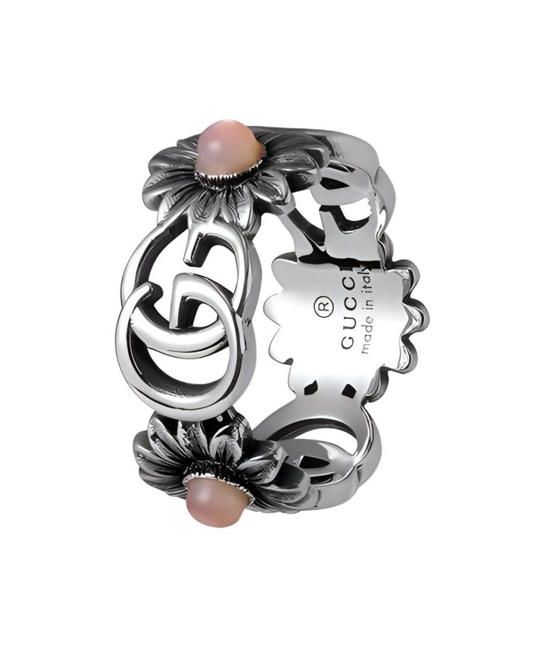 GUCCI Серебряное серебряное кольцо, фото 2