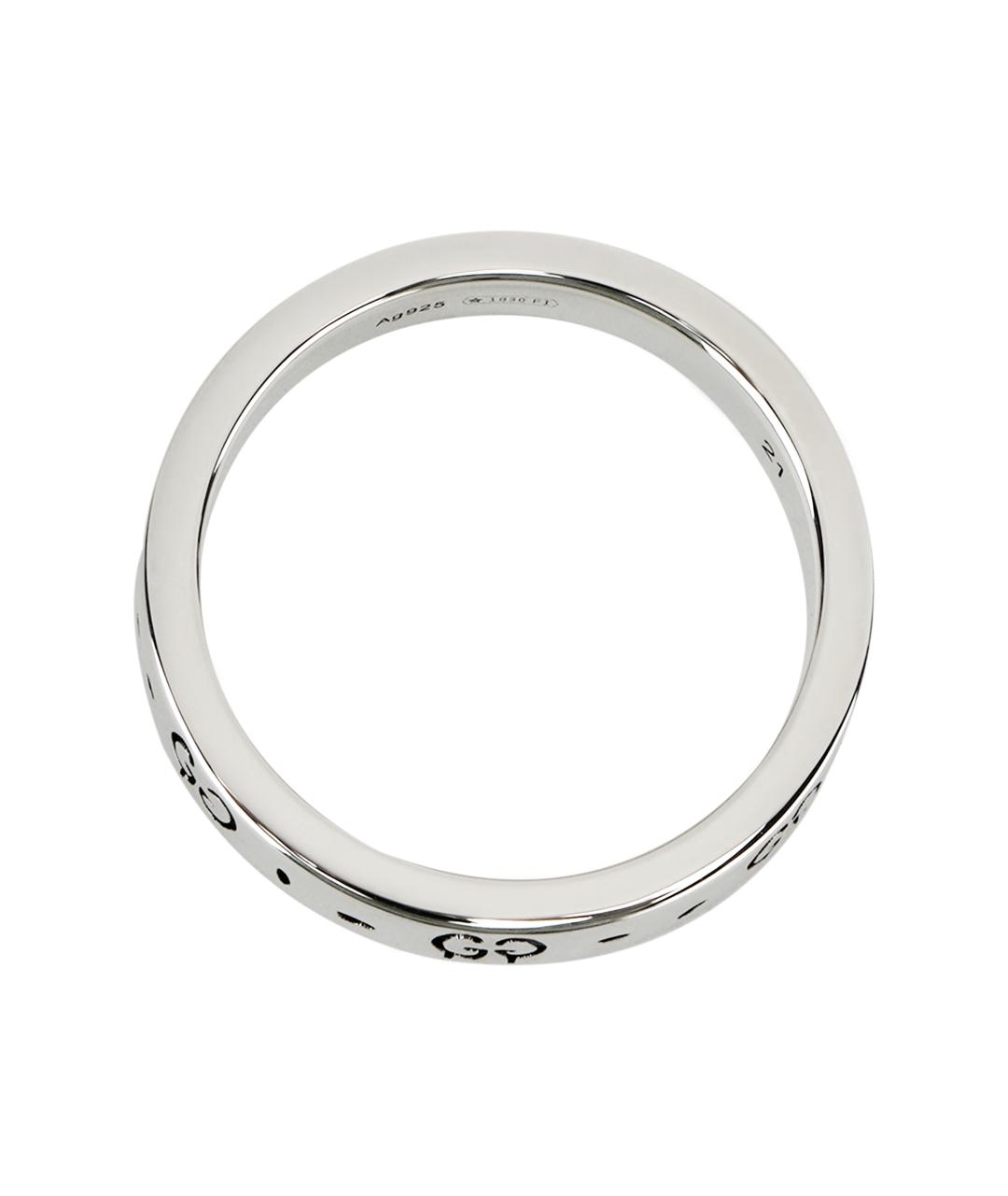 GUCCI Серебряное серебряное кольцо, фото 4