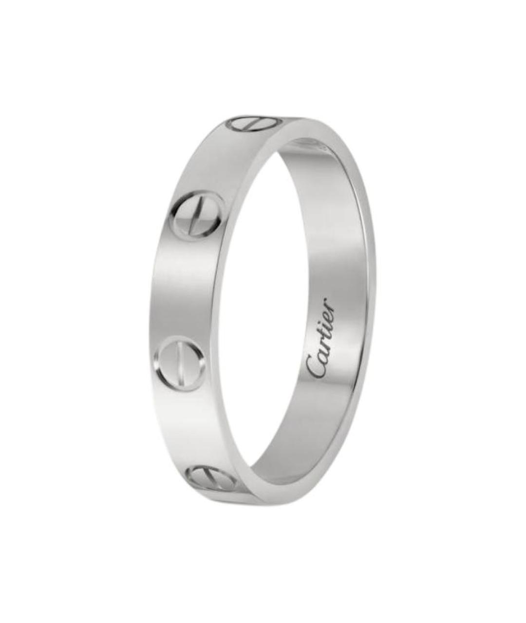 CARTIER Серебряное кольцо из белого золота, фото 4