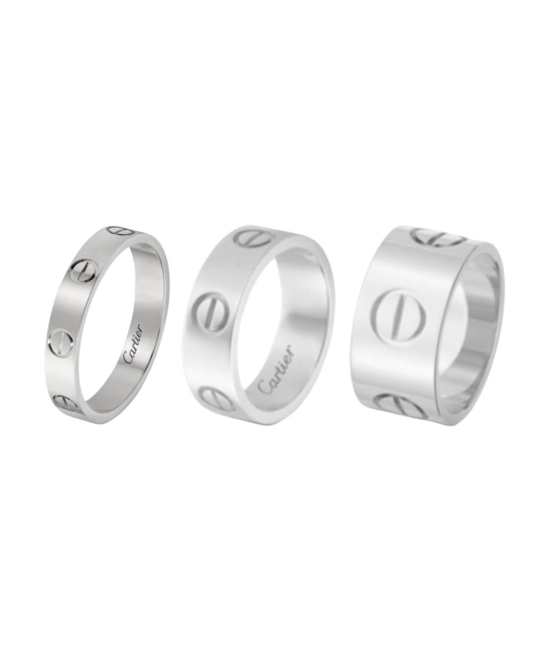 CARTIER Серебряное кольцо из белого золота, фото 5