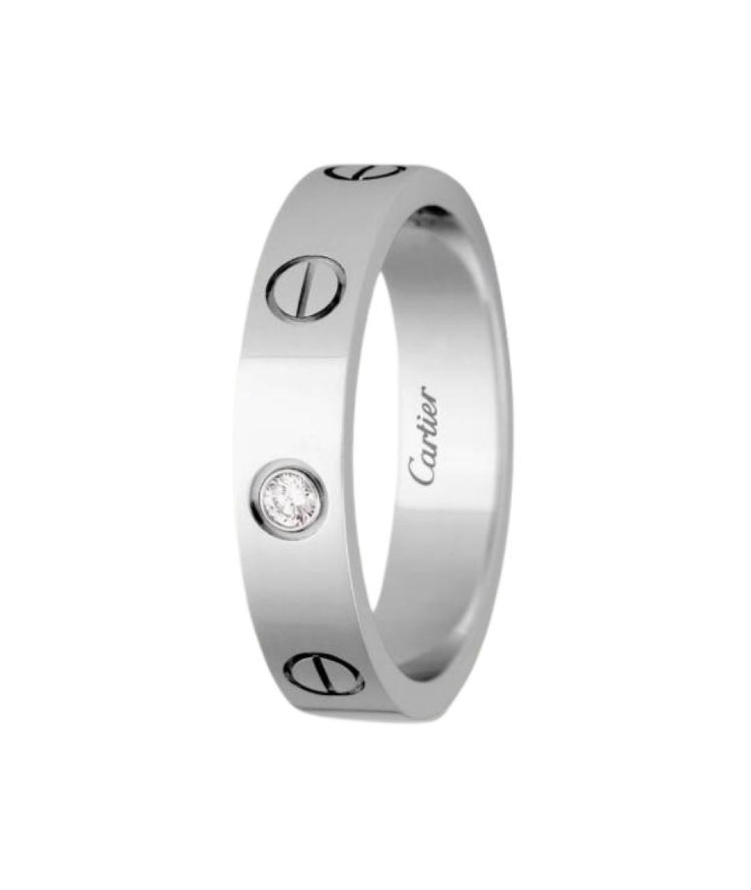 CARTIER Серебряное кольцо из белого золота, фото 4