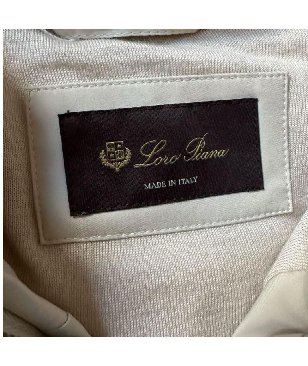 LORO PIANA Серый пуховик, фото 4