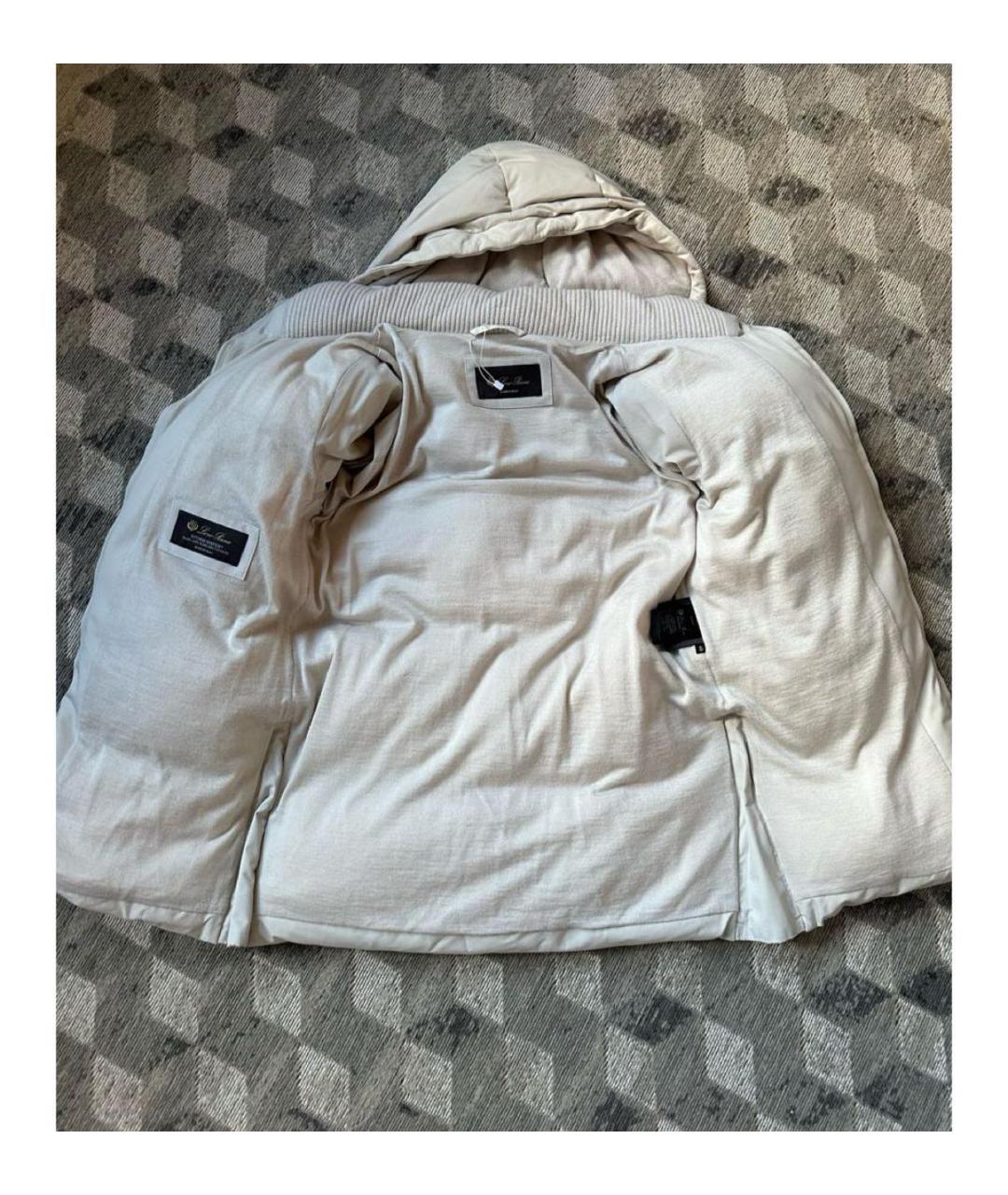 LORO PIANA Серый пуховик, фото 3